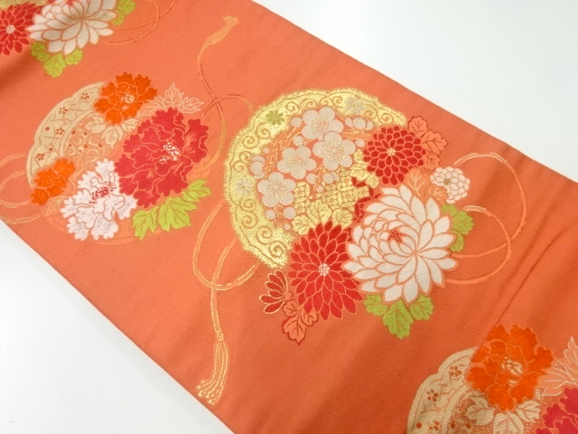 はなかざりのトルソ 汕頭蘇州刺繍花唐草模様ロング道行コート 宗 sou::お茶道具・着物の